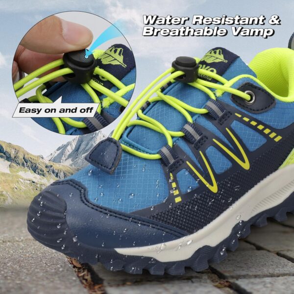 Unisex Kids Trainers Boys Non-Slip Walking Shoes Breathable Low-Top Sneakers Road Trail Running Shoes Size 12.5UK Little Kids-5.5UK Big Kids - Image 4