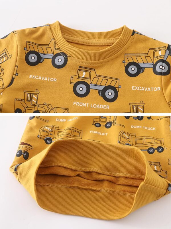 Kids Tracksuit Boys Girls Sweatshirt Joggers Suit - Image 3