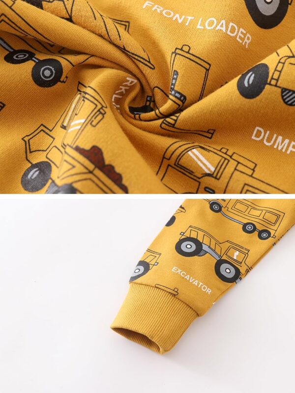 Kids Tracksuit Boys Girls Sweatshirt Joggers Suit - Image 4