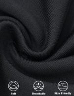 Happy Cherry Women's Maternity Support Trousers Over Bump Pregnancy Leggings Black Slim Lounge Flared Long Pants - Image 5