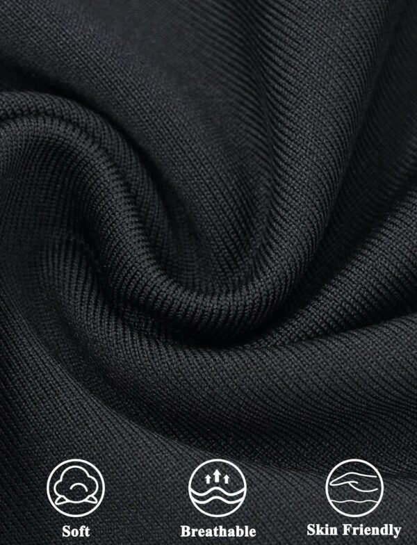 Happy Cherry Women's Maternity Support Trousers Over Bump Pregnancy Leggings Black Slim Lounge Flared Long Pants - Image 5