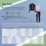 Freebily Kids Girls 3 Piece Yoga Workout Outfits Sleeveless Crop Tank Tops and Leggings Long Sleeve Zipper Sweatshirt - Image 5