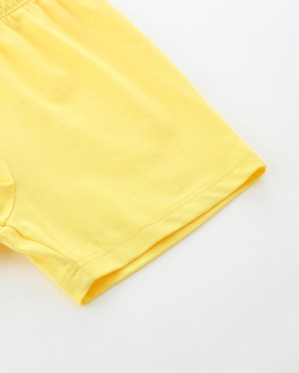 Toddler Girls Summer Short Outfits Clothes Set Kids Unicorn Bunny Animal Print Short Sleeve Cotton T-Shirt Dresses Tops and Shorts 2 Piece Crewneck Sleeveless Clothing Set Age 1-7 Years Old - Image 3