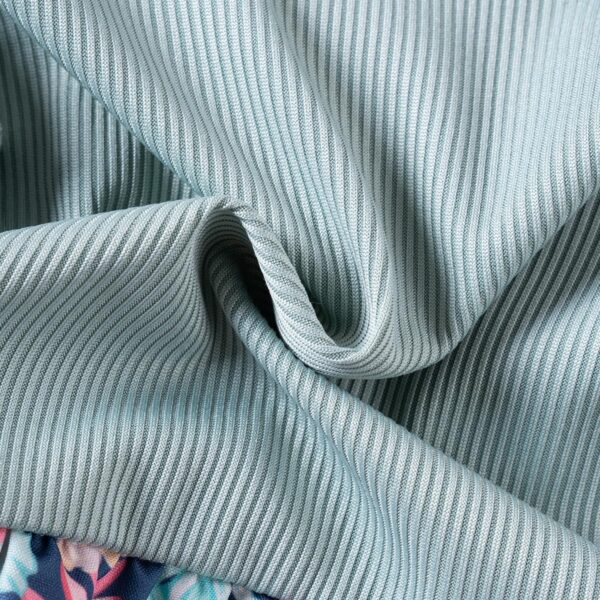 JiAmy Baby Girl Romper Dress Flowers Print Flutter Sleeve A Line Dresses Round Neck Ribbed Bow Clothes for Toddler - Image 2