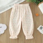 Toddler Baby Girl Summer Long Pants Bloomers Cute Kids Casual Floral Print Elastic Harem Pants Trousers Kids Cargo Pants - Image 3