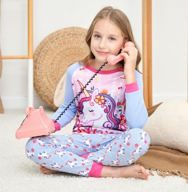 SOIBEEN Boys Pyjamas Set 100% Cotton PJs Toddler Long Sleeve Short Sleeve Sleepwear Kids Clothes Outfit 1-12 Years - Image 3