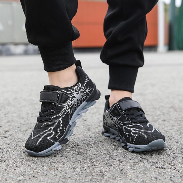 Boys' Fashion Trainers Kids Walking Shoes Low-Top Sneakers Teenager Tennis Athletic Running Shoes - Image 6