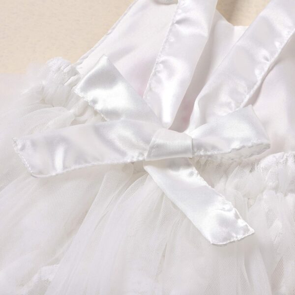 RWYBEYW Baby Girl first Birthday Outfit Ruffle Lace Romper Princess Tutu Dress Shiny ONE Cake Smash Photoshoot Party Outfit - Image 5