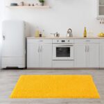 BORING PANDA Living Room Rug - Cosy, Soft and Easy-to-Clean Area Rugs for Bedrooms and Kitchens, (Yellow, 60 x 110 cm) - Image 3