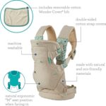 Infantino - Flip 4-in-1 Nature & Nurture Convertible Carrier - 4 Positions - Adjustable Lumbar - Waist Belt - Head Support - Ergonomic Seat - Padded Shoulder Straps - Recycled Materials - 1 Unit - Image 5