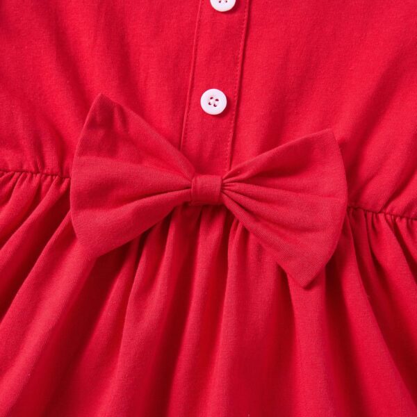 Baby Girl Clothes Newborn Baby Clothes Long Sleeve Ruffle Dress Tops and Floral Pants 2 Pieces Set Baby Girl Gifts Newborn Baby Born Clothes 12Months-4Years - Image 5