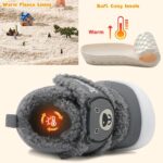 JOINFREE Baby Winter Boots Furry Baby Girls House Slippers Baby Boys Winter Booties Toddlers Cozy Shoes - Image 3