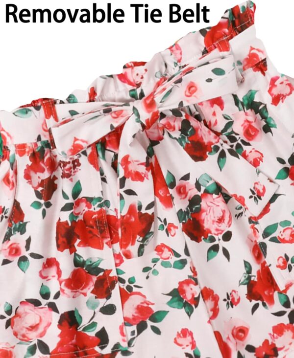 Arshiner Girl's Clothing Set Kids Summer T-shirt with Shorts Set Casual Fashion Short Sleeve Top Outfits Set for Girls 6-14 Years - Image 7