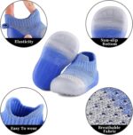 MASOCIO Baby Boys Girls Sock Shoes Infant Toddler First Walking Shoes Soft Rubber Sole Non Slip Shoes - Image 4