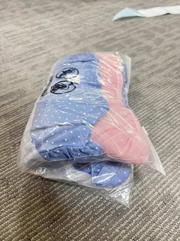 Yanmucy Toddler Baby Girls Dress With Puffy Sleeves Denim Blue Jacket Set 2PCS Little Girls Sleeveless Tulle Tutu Dress Short Sleeve Polka Dot Ruffle Coat Top Outfits - Image 13