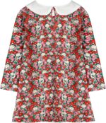 KAKU NANU Girls' Dresses Long Sleeve 2-7 Years Cotton Baby Girl Dress Tops A-Line Cartoon Casual Dresses - Image 3