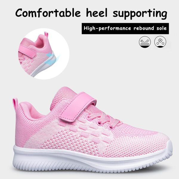 Boys Girls Trainers Kids Shoes Unisex Lightweight Breathable Athletic Running Tennis Fitness Sneakers for Toddler/Little Kid/Big Kid - Image 5