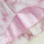 BYUSBAYA Toddler Girls Valentines Tutu Dress Sleeveless Heart Print Layered Ruffles Tulle Cake Dress Wedding Ball Gown Dress - Image 6