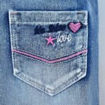 2-11T Little&Big Kids Girls Jumpsuit&Rompers Bib Overalls Colorful Tie-dye Shortalls Suspender Shorts Jeans Pants - Image 6