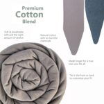 Baby Sling Wrap with Large Front Pocket - Naturally Soft Baby Wrap Carrier - Cotton Baby Sling Carrier from Birth - Baby Sling Newborn to Toddler Carrier - The Pocket Wrap™ by Trekki (Earth) - Image 5