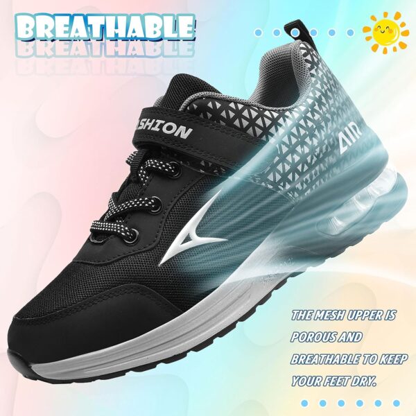 ASHION Boys Trainers Kids Sneakers Air Shoes Girls Tennis Running Walking Arch Support Lightweightreathable Sport Athletic - Image 6