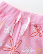 Toddler Girls Summer Short Outfits Clothes Set Kids Cute Unicorn Bunny Rainbow Animal Print Short Sleeve Cotton T-Shirt Tops and Shorts 2 Piece Crewneck Clothing Set Age 1-7 Years Old - Image 5