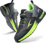 ASHION Boys Trainers Kids Sneakers Air Shoes Girls Tennis Running Walking Arch Support Lightweightreathable Sport Athletic