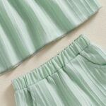 Baby Girl Summer Clothes 3D Flower Embroidery Smocked Tunic Top Casual Shorts Set 2Pcs Toddler Summer Outfit 9M-4Y - Image 7