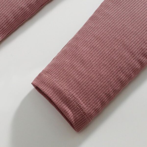 TCWWBB Girls Kids Outfits Clothes Set Toddler Cute Unicorn Bunny Bowknot Birthday Print long Sleeve Cotton Shirt jumper Dresses Tops Leggings Trousers Pants 2 Piece Clothing Set Age 1-7 Years Old - Image 7