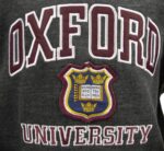 Oxford University OU129K Kids Licensed Unisex Hooded Sweatshirt Charcoal (1-2 Years) - Image 2