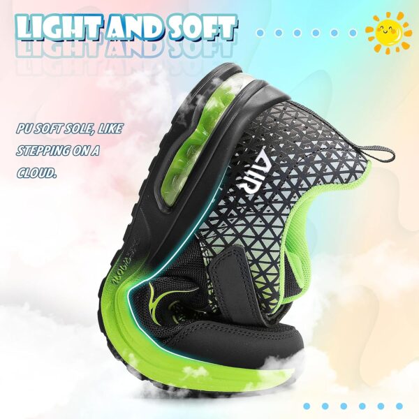 ASHION Boys Trainers Kids Sneakers Air Shoes Girls Tennis Running Walking Arch Support Lightweightreathable Sport Athletic - Image 5