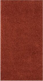 THE RUGS Living Room Rug - Shaggy Soft And Elegant Carpets For The Bedrooms And Kitchen, Easy To Clean, Many Different Sizes (80x150 cm, Terra) - Image 6