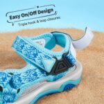DREAM PAIRS Boys Girls Sandals Sports Outdoor Athletic Sandals for Kid Adjustable Strap Open Toe Summer Sneakers - Image 2