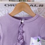 Girl Dress Toddler Long Sleeve Dresses A-line Floral Casual Party Dress with Cardigan Sets for Little Big Kids 4-13 Years - Image 3