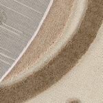 TT Home Kids Rug Carpet for Children Nursery Decor Boy Girl Soft 3D Sun Modern Soft, colour:Dark Cream Sand, Size:120 cm round - Image 4