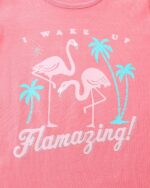 TCWWBB Toddler Girls Summer Short Outfits Clothes Set Kids Unicorn Bunny Animal Print Short Sleeve Cotton T-Shirt Dresses Tops and Shorts 2 Piece Crewneck Sleeveless Clothing Set Age 1-7 Years Old - Image 4