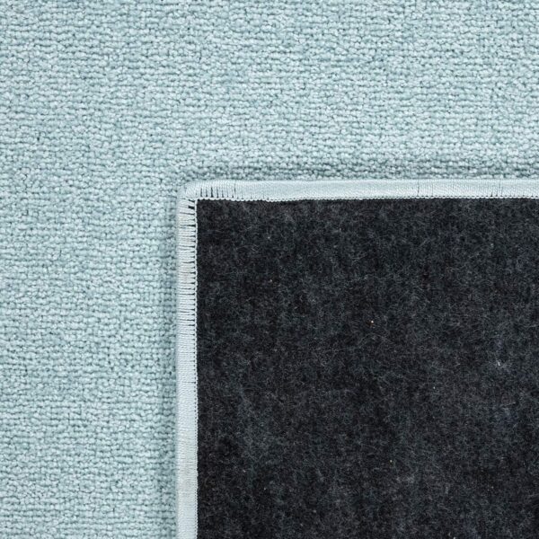 Paco Home Living Room Rug Plain Simple And Modern Short-Pile, Various Sizes and colours, Size:140x200 cm, Colour:Turquoise - Image 4