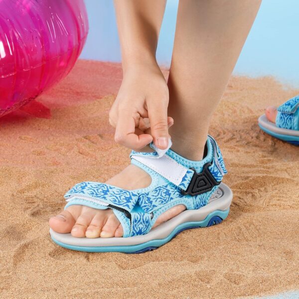DREAM PAIRS Boys Girls Sandals Sports Outdoor Athletic Sandals for Kid Adjustable Strap Open Toe Summer Sneakers - Image 5