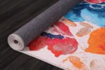 DAPHNE HOME DECOR Machine Washable Area Rugs, 120X180 CM, For Kitchen, Bedroom, Dining Room and Living Room Non Slip Area Rugs | Soft Short Pile | Kid Pet Friendly Rug (Floral - Daisy) - Image 4