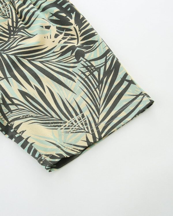 Kids Boys Summer Short Outfits Clothes Set Toddler Cool Dinosaur Digger Shark Animal Print Short Sleeve Cotton T-Shirt Tops and Shorts 2Pcs Crewneck Clothing Set Age 1-7 Years Old - Image 7