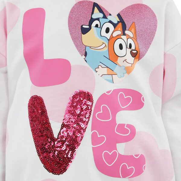 Sweatshirt | Girls Sweatshirt with Sequins | 100% Cotton Girls' Sweatshirts | Ages 18 Months to 8 Years - Image 3