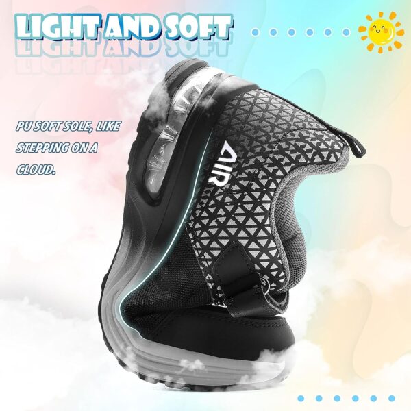 ASHION Boys Trainers Kids Sneakers Air Shoes Girls Tennis Running Walking Arch Support Lightweightreathable Sport Athletic - Image 5