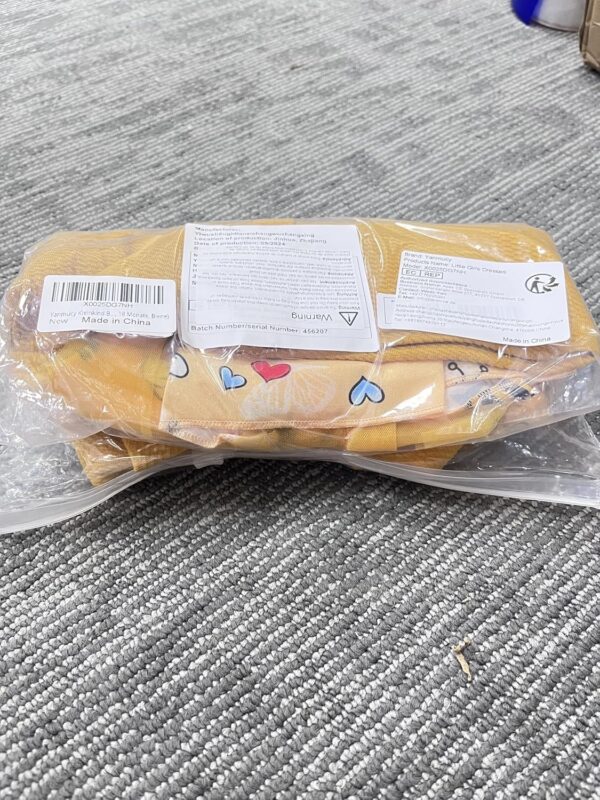 Yanmucy Toddler Baby Girls Dress and Coat Set 2PCS Honeybee Print Tutu Dresses Long Sleeve Lapel Cardigan Baby Girl Clothes Outfits - Image 12