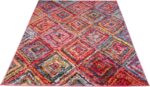 Carnaval Modern Rug for Living Room Bedroom Kitchen Bright Multi Coloured Geometric Rug CAR105 Multi Medium 120x170 cm (4'x5'6") - Image 2