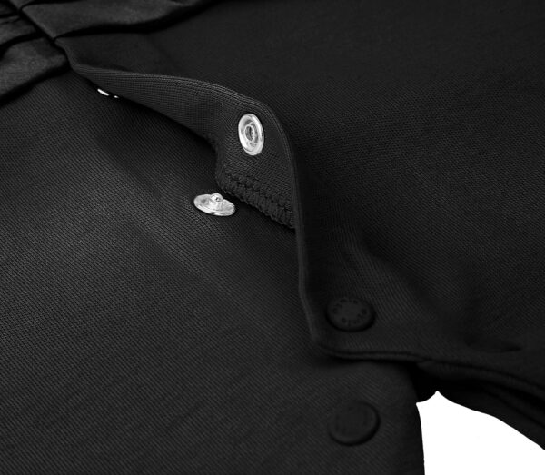 Lilax Baby Boy Gentleman Tuxedo Footie Christmas Holiday Outfit with Bow Tie - Image 6