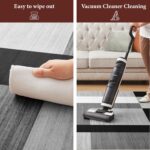 Imperial Rooms Rugs for Bedroom - Printed Area Rugs Living Room 80x150 Cm - Geometric Style Modern Floor Carpet Super Soft Milo Black and Grey Extra Large Rug Easy to Clean - Image 3