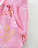 Toddler Girls Summer Short Outfits Clothes Set Kids Cute Unicorn Bunny Rainbow Animal Print Short Sleeve Cotton T-Shirt Tops and Shorts 2 Piece Crewneck Clothing Set Age 1-7 Years Old - Image 6