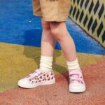 EUXTERPA Boys Girls Light Up Trainers Kids Summer Canvas Pumps Toddler Outdoor Indoor Walking Shoes with Dual Hook and Loops - Image 5