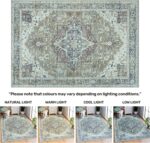 Arty Rugs Machine Washable Rug, 240x330cm, 75% Recycled Cotton, Short Pile, Non-Slip Backing, Non-Shedding, Area Rugs for Living Room, Bedroom, Kitchen, Hallway, Office, Sage - Image 7