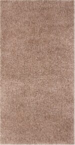 THE RUGS Living Room Rug - Shaggy Soft And Elegant Carpets For The Bedrooms And Kitchen, Easy To Clean, Many Different Sizes (60x110 cm, Beige) - Image 7